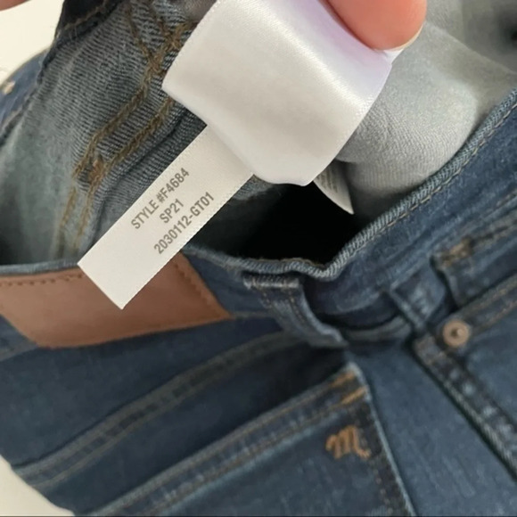 Madewell 10" High Rise Skinny Jeans Hayes Wash F4684 - Picture 5 of 11